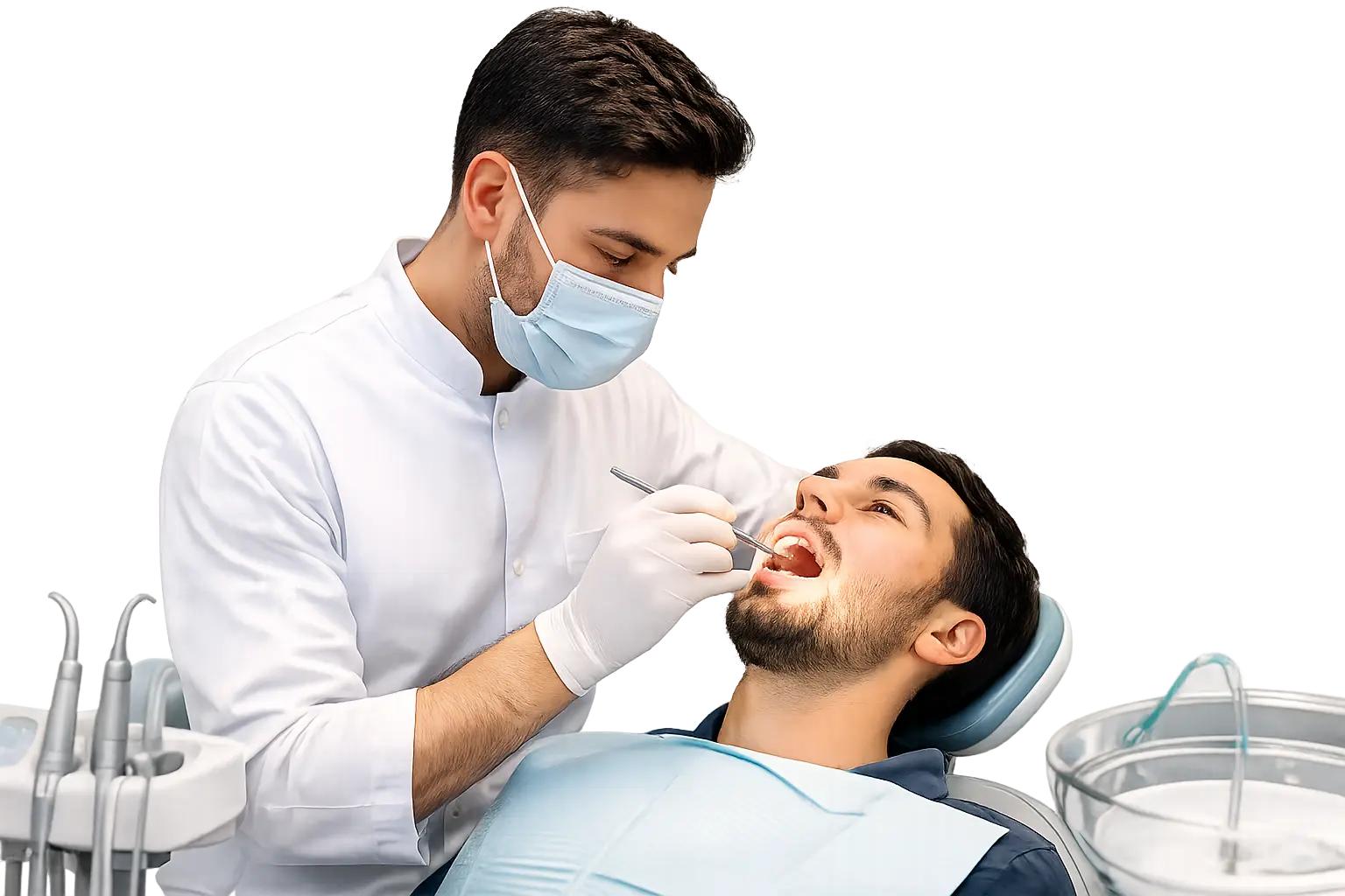 Pain-free laser dentistry technology at Dr. Abhishek Dental Clinic Kanpur